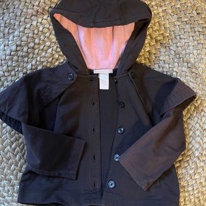 Janie & Jack Cotton Brown Cape Jacket (18-24 M)